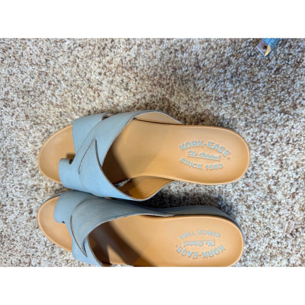 Kork-Ease Sandals, size 8M, Light Blue Baja Sport Slide - Picture 10 of 14